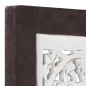 vidaXL Handgeschnitztes Wandpaneel MDF 40x80x1,5 cm Braun und Weiß vidaXL Handgeschnitztes Wandpaneel MDF 40x80x1,5 cm Braun und Weiß