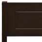 vidaXL Massivholzbett Kiefer Dunkelbraun 100x200 cm vidaXL Massivholzbett Kiefer Dunkelbraun 100x200 cm