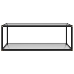 vidaXL Couchtisch Transparent 100x50x35 cm Hartglas