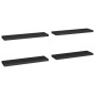 vidaXL Schwebende Wandregale 4 Stk. Schwarz 90x23,5x3,8 cm MDF vidaXL Schwebende Wandregale 4 Stk. Schwarz 90x23,5x3,8 cm MDF