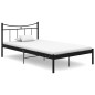 vidaXL Bettgestell Schwarz Metall 120x200 cm vidaXL Bettgestell Schwarz Metall 120x200 cm