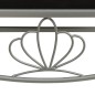 vidaXL Nachttische 2 Stk. Grau und Schwarz Metall und Glas vidaXL Nachttische 2 Stk. Grau und Schwarz Metall und Glas