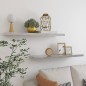 vidaXL Schweberegale 2 Stk. Betongrau 90x23,5x3,8 cm MDF vidaXL Schweberegale 2 Stk. Betongrau 90x23,5x3,8 cm MDF