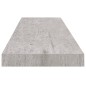 vidaXL Schweberegale 2 Stk. Betongrau 90x23,5x3,8 cm MDF vidaXL Schweberegale 2 Stk. Betongrau 90x23,5x3,8 cm MDF
