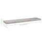vidaXL Schweberegale 2 Stk. Betongrau 90x23,5x3,8 cm MDF vidaXL Schweberegale 2 Stk. Betongrau 90x23,5x3,8 cm MDF