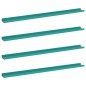 vidaXL Wandregale 4 Stk. Blau 115x9x3 cm vidaXL Wandregale 4 Stk. Blau 115x9x3 cm