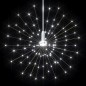 vidaXL Feuerwerk-Lichterketten 2 Stk. Kaltweiß 20 cm 280 LEDs vidaXL Feuerwerk-Lichterketten 2 Stk. Kaltweiß 20 cm 280 LEDs
