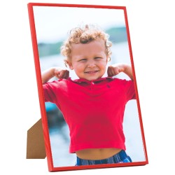 vidaXL Bilderrahmen Collage 5 Stk. für Wand Tisch Rot 18x24cm MDF