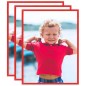 vidaXL Bilderrahmen Collage 3 Stk. für Wand Tisch Rot 50x60 cm MDF vidaXL Bilderrahmen Collage 3 Stk. für Wand Tisch Rot 50x60 cm MDF