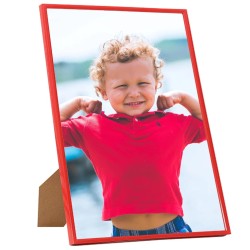 vidaXL Bilderrahmen Collage 3 Stk. für Wand Tisch Rot 50x60 cm MDF