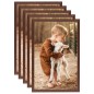 vidaXL Bilderrahmen Collage 5 Stk. für Tisch Braun 21x29,7 cm MDF vidaXL Bilderrahmen Collage 5 Stk. für Tisch Braun 21x29,7 cm MDF