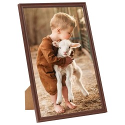vidaXL Bilderrahmen Collage 5 Stk. für Tisch Braun 21x29,7 cm MDF