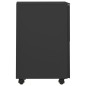 vidaXL Aktenschrank mit Rollen Anthrazit 39x45x67 cm Stahl vidaXL Aktenschrank mit Rollen Anthrazit 39x45x67 cm Stahl