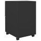 vidaXL Aktenschrank mit Rollen Anthrazit 39x45x67 cm Stahl vidaXL Aktenschrank mit Rollen Anthrazit 39x45x67 cm Stahl
