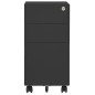 vidaXL Aktenschrank mit Rollen Anthrazit 30x45x59 cm Stahl vidaXL Aktenschrank mit Rollen Anthrazit 30x45x59 cm Stahl