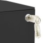 vidaXL Aktenschrank mit Rollen Anthrazit 30x45x59 cm Stahl vidaXL Aktenschrank mit Rollen Anthrazit 30x45x59 cm Stahl
