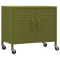 vidaXL Lagerschrank Olivgrün 60x35x56 cm Stahl vidaXL Lagerschrank Olivgrün 60x35x56 cm Stahl