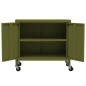 vidaXL Lagerschrank Olivgrün 60x35x56 cm Stahl vidaXL Lagerschrank Olivgrün 60x35x56 cm Stahl