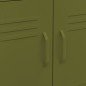 vidaXL Lagerschrank Olivgrün 60x35x56 cm Stahl vidaXL Lagerschrank Olivgrün 60x35x56 cm Stahl