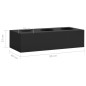 vidaXL Büro-Blumenkasten Anthrazit 90x40x23 cm Stahl vidaXL Büro-Blumenkasten Anthrazit 90x40x23 cm Stahl