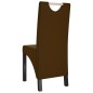 vidaXL Esszimmerstühle 2 Stk. Braun Kunstleder vidaXL Esszimmerstühle 2 Stk. Braun Kunstleder