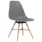 vidaXL Esszimmerstühle 2 Stk. Grau PP vidaXL Esszimmerstühle 2 Stk. Grau PP