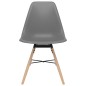 vidaXL Esszimmerstühle 2 Stk. Grau PP vidaXL Esszimmerstühle 2 Stk. Grau PP