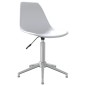 vidaXL Esszimmerstühle 2 Stk. Drehbar Weiß PP vidaXL Esszimmerstühle 2 Stk. Drehbar Weiß PP