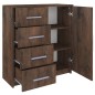 vidaXL Sideboard Räuchereiche 79x35x88 cm Holzwerkstoff vidaXL Sideboard Räuchereiche 79x35x88 cm Holzwerkstoff