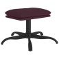 vidaXL Fußhocker Lila 60x60x36 cm Stoff vidaXL Fußhocker Lila 60x60x36 cm Stoff