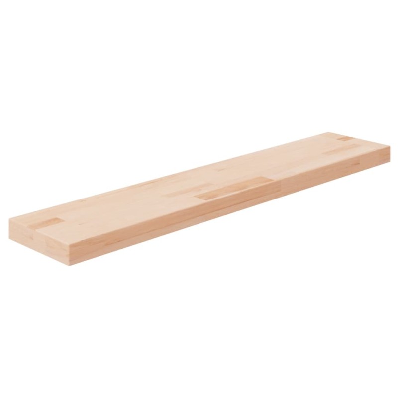 vidaXL Regalboden 100x20x4 cm Unbehandeltes Massivholz Eiche