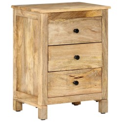 vidaXL Nachttisch 45x35x60 cm Massivholz Mango 