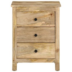 vidaXL Nachttisch 45x35x60 cm Massivholz Mango 