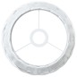 vidaXL Lampenschirm Weiß Ø25x17 cm Korbweide vidaXL Lampenschirm Weiß Ø25x17 cm Korbweide