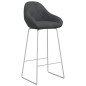 vidaXL Barhocker 2 Stk. Dunkelgrau Samt vidaXL Barhocker 2 Stk. Dunkelgrau Samt