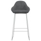 vidaXL Barhocker 2 Stk. Dunkelgrau Samt vidaXL Barhocker 2 Stk. Dunkelgrau Samt
