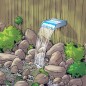 Ubbink Wasserfall-Element Nevada 30cm mit LED-Beleuchtung Edelstahl Ubbink Wasserfall-Element Nevada 30cm mit LED-Beleuchtung Edelstahl