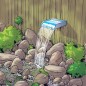 Ubbink Wasserfall-Element Nevada 60cm mit LED-Beleuchtung Edelstahl Ubbink Wasserfall-Element Nevada 60cm mit LED-Beleuchtung Edelstahl