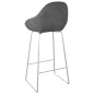vidaXL Barhocker 2 Stk. Dunkelgrau Samt vidaXL Barhocker 2 Stk. Dunkelgrau Samt
