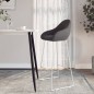 vidaXL Barhocker 2 Stk. Dunkelgrau Samt vidaXL Barhocker 2 Stk. Dunkelgrau Samt