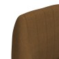 vidaXL Barhocker 2 Stk. Braun Stoff vidaXL Barhocker 2 Stk. Braun Stoff