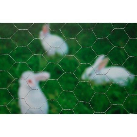 Nature Sechseckgeflecht 1x5 m 40 mm Verzinkter Stahl   