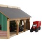 Kids Globe Traktor-Schuppen Groß 1:87 610491 Kids Globe Traktor-Schuppen Groß 1:87 610491