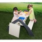 AXI Picknicktisch für Kinder Delta Grau und Weiß A031.023.00 AXI Picknicktisch für Kinder Delta Grau und Weiß A031.023.00