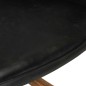 Schaukelstuhl Schwarz Echtleder Schaukelstuhl Schwarz Echtleder