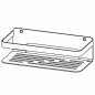 Tiger Ablage für Dusche Caddy Silbern 1400030946 Tiger Ablage für Dusche Caddy Silbern 1400030946