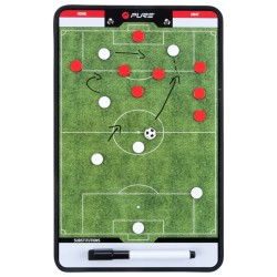 Pure2Improve Doppelseitiges Coach-Board Fußball 35×22 cm P2I100680