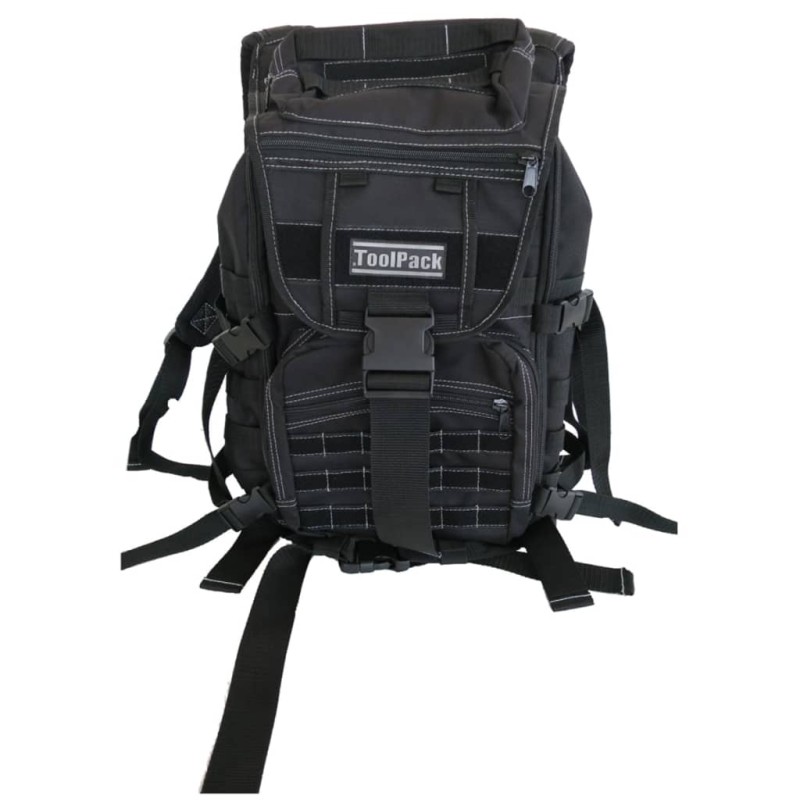 Toolpack Multifunktionaler Rucksack Budge Schwarz 30×22×50 cm 360.106 Toolpack Multifunktionaler Rucksack Budge Schwarz 30×22×50 cm 360.106