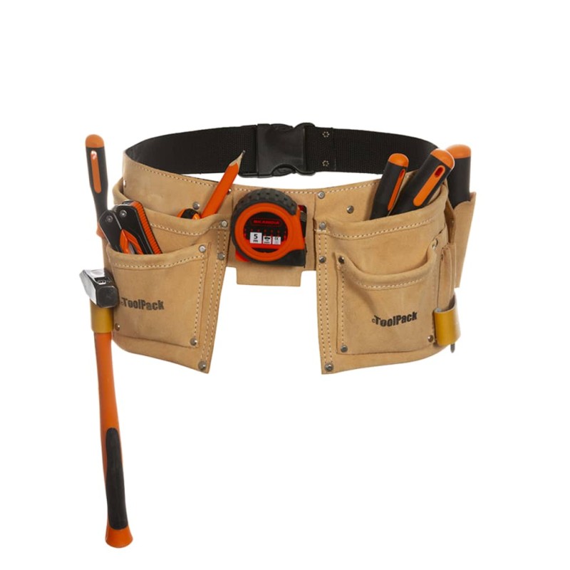 Toolpack Werkzeuggürtel mit 2 Taschen Hobby Leder 366.020 Toolpack Werkzeuggürtel mit 2 Taschen Hobby Leder 366.020