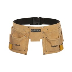 Toolpack Werkzeuggürtel mit 2 Taschen Hobby Leder 366.020